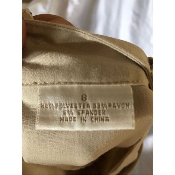 EP Pro Tour Women's Tan Polyester And Spandex Blend Golf Shorts Size 8 - Picture 3 of 4